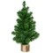 Northlight Alpine Slim Artificial Christmas Tree with Wood Base - 12.25" - Unlit